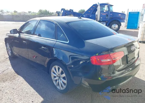 2013 Audi A4 2.0T Premium z USA, uszkodzony, nr VIN WAUAFAFLXDA167327